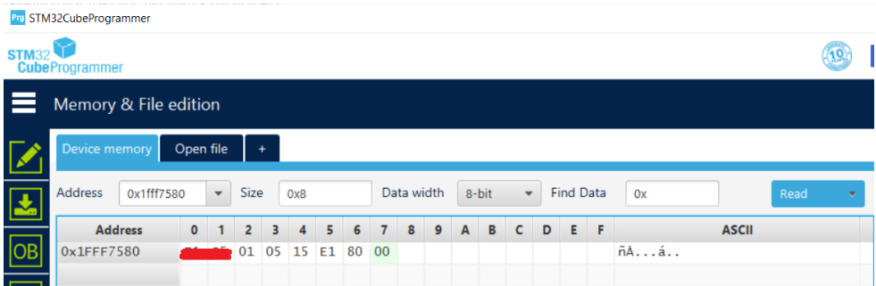 read DevEUI from registry